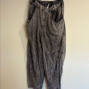 Free People Charcoal Jogger Pants